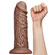 10.5" Realistic Brown Vibrating Dildo - Gigante (Imagem 3 de 4)