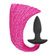 Silicone Anal Plug with Pony Tail Pink - Plug anal (Imagem 1 de 3)