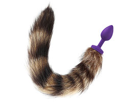 Lust Silicon Plug w/ Raccoon Tail - Plug com Rabo