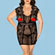 Vestido / Camisola Sexy - Preta - Plus SIze (Imagem 1 de 2)