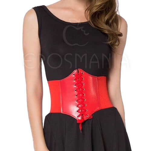 Mini Corset Cinto Elástico - Couro Sintético