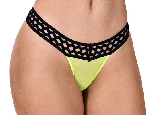 Chiclete - Calcinha em Tule Neon