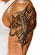 Tatuagem temporária - Lobo com Tribal (Imagem 2 de 3)