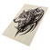 Tatuagem temporária - Lobo com Tribal (Imagem 3 de 3)