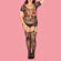 Bodystocking Espartilho Floral - Plus Size (Imagem 1 de 2)
