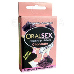 Oralsex - Protetor para Sexo Oral - Chocolate