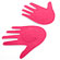 Nipples Adesivos Mãos - Pink (Imagem 2 de 2)