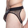 Jockstrap Arrastão Preto Premium (Imagem 2 de 3)