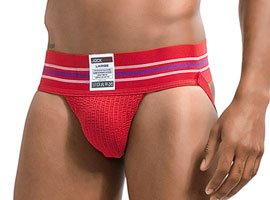 Jockstrap / Jockmail Cós largo - Vermelho