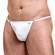Cueca Calcinha Fio Dental Argolas de Pérolas (Imagem 1 de 2)