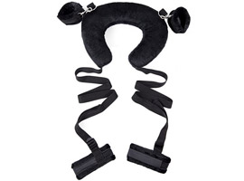 Handcuffs Ankle Cuff & Neck Straps - Kit Bondage