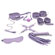 Bondage Kit Purple 8 pcs - Kit Sado de Dominação (Imagem 2 de 7)