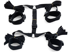 Kit Bondage para Cama - Pulsos e tornozelos