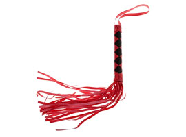 Fetish Red & Black Whip - Chicote