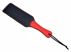 Spanking Paddle Black & Red - Chibata e palmatória