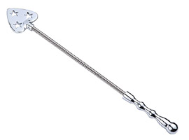 Steel Spanking Paddle Heart - Chibata de aço 37cm