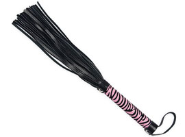 Whip Me Baby Pink - Chicote de luxo tigrado