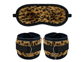 Kit Pelúcia Algemas e Venda - Onça