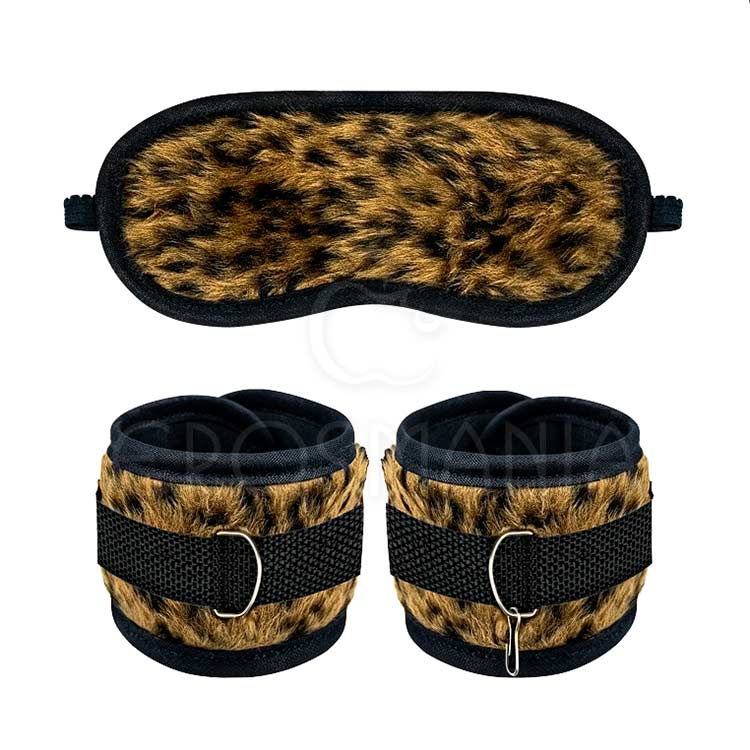 Kit Pelúcia Algemas e Venda - Onça