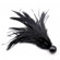 Plumeiro com Bolinha - Preto - 16 cm (Imagem 2 de 2)