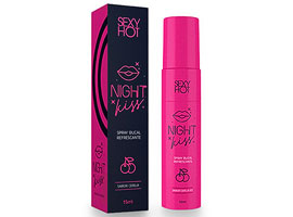 Night Kiss - Spray Bucal Cereja Ice - Sexo Oral