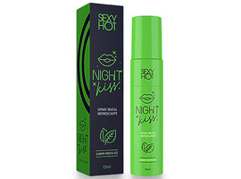 Night Kiss - Spray Bucal Menta Ice - Sexo Oral