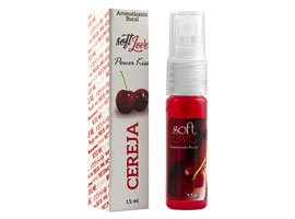 Aromatizante Bucal Power Kiss - Cereja - 15ml