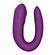 Satisfyer Double Joy Purple - Vibrador Casal (Imagem 2 de 5)