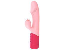 Vibrador Rabbit com Língua estimuladora - 3 Modos