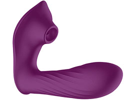 Olena - Vibrador Rotativo e Sugador - Silicone