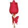 Dancing Spirit Vermelho - Estimulador Feminino (Imagem 2 de 3)