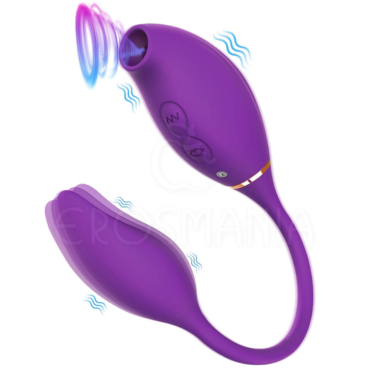 Sugador com Vibrador 2 em 1