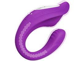 Ribbon Pro Purple - Vibrador Casal com Vértebra