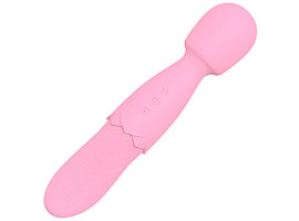 Tongue Mini Wand Massager Pink - varinha mágica