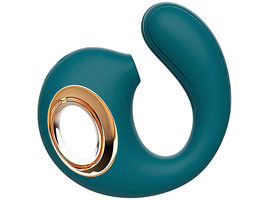 Snail Green - vibrador e sugador
