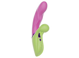 Macetando - Vibrador Rabbit Ponto G - Rosa e Verde