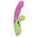 Macetando - Vibrador Rabbit Ponto G - Rosa e Verde (Imagem 1 de 4)