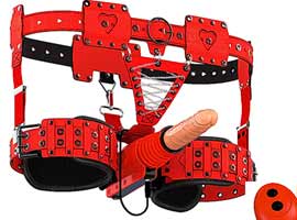 Cinta com Maquina do Sexo - Vibra e Vai e Vem