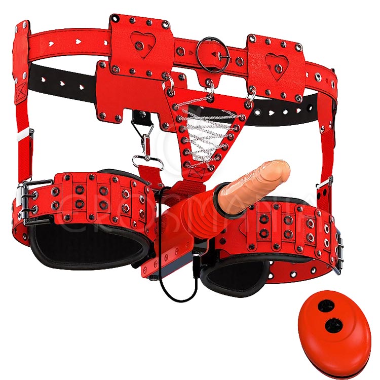 Cinta com Maquina do Sexo - Vibra e Vai e Vem