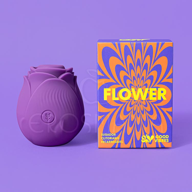 Flower - Sugador de Clitóris - Recarregável