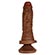 Edgar Marrom Pênis com Ventosa 19 cm (Imagem 1 de 3)