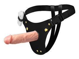 Cinta com Pênis Maciço Kong Júnior - Vibrador