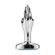 Seamless P - Plug Anal Metal Fisting - Com Joia (Imagem 1 de 3)
