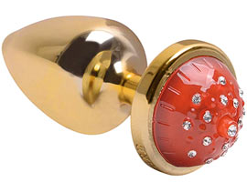 Plug Anal P Less Com Led Hard - Dourado