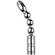 Runyu - Plug de Metal Vibrador - Escalonado (Imagem 1 de 3)