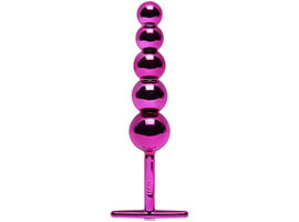 Plug Ball de Metal 5 Esferas - Rosa