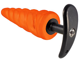 Plug Anal ABS Secret Bag Laranja Neon