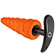 Plug Anal ABS Secret Bag Laranja Neon (Imagem 1 de 2)