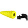 Plug Anal ABS Secret Bag Amarelo Neon (Imagem 2 de 2)