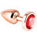 Plug Anal M Abs Less Rosê Com Joia (Imagem 1 de 5)